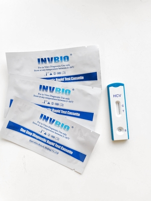 Plasma rapido del siero del sangue di Kit Strip Cassette For Whole della prova di epatite virale C di Hcv