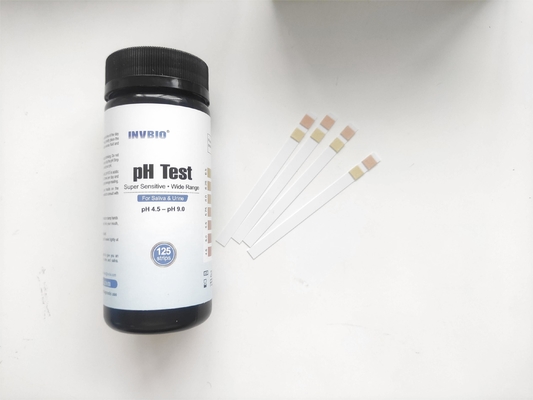 Strisce di carta della prova 100pcs pH della saliva e dell'urina al controllo antidoping pH