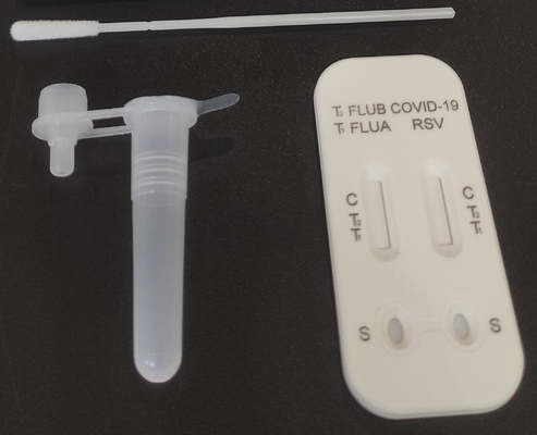 Autoverifica 3 dell'antigene di influenza RSV di COVID 19 in 1 segno domestico combinato del CE della prova