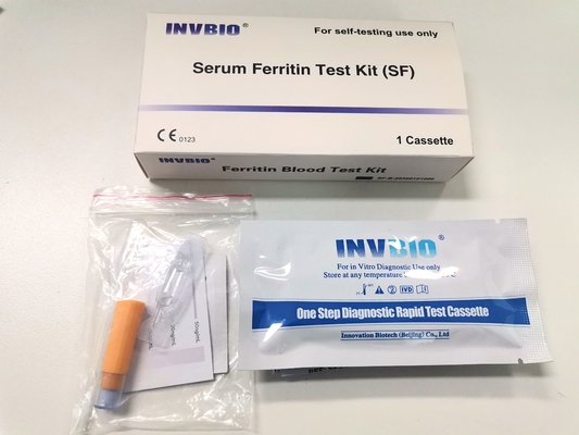 Sensibilità rapida di Elisa Kit 99,2% della cassetta della prova del sangue livellato umano della ferritina