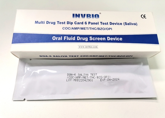 prova Kit Oral Confirm Premium Saliva di abuso di droga del pannello 50ng/ml 6