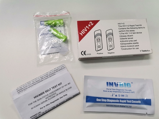 Interi corredi rapidi liberi della prova di HIV 1/2 del sangue 99% accurato