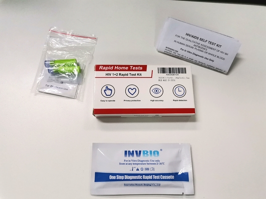 L'analisi del sangue rapida del Hiv 1/2 Kit Highly Accurate Private Ce ha approvato
