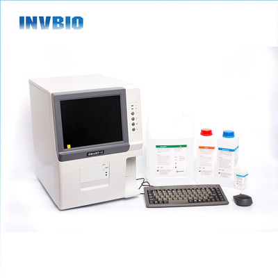 LCD Invbio Auto Hematology Analyzer Bc20 Bc-20s Cbc Wbc Analisatore di sangue