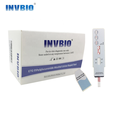 Esame all'alcool dell'urina di Dipcard 3.00mm Ethylglucuronide ETG Kit Dipcard