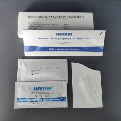 Specificità 100% della prova dello sputo della saliva Rtk AG di auto di Covid 19 del coronavirus