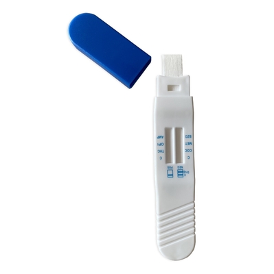 6 Test di analisi del farmaco per via orale Multi abuso di farmaci Kit di analisi della saliva Accuratezza del 98%