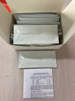 Prova fluida orale Kit At Home della droga orale della saliva di 6 pannelli