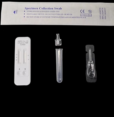 1 pz/scatola Easy Home Kit Test Antigene Rapido Per Sars - Cov - 2 Influenza A/B