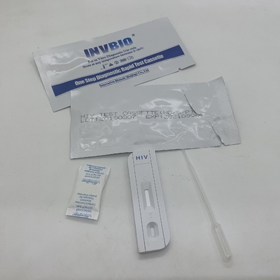 Imballaggio rapido dell'OEM di infezione dell'intero sangue dell'anticorpo di Kit Aids/Hiv 1/2 della prova di alto punto di sensibilità una