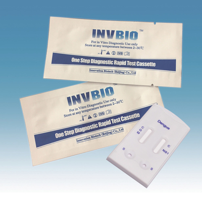 Sistema diagnostico combinato rapido dell'antigene dei corredi NS1 della prova di febbre rompiossa di INVBIO e dell'anticorpo IgM/di IgG