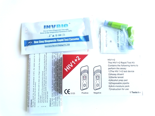 Prova domestica rapida Kit In Whole Blood del Hiv del reagente medico 25pcs/Box