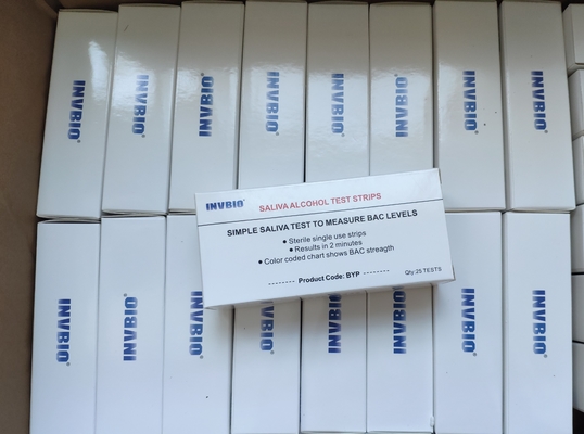 Lle strisce test orali accurate affidabili di un di punto 3.00mm alcool della cassetta rapida della prova