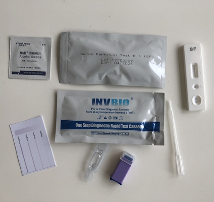 Prova difficile Kit Serum Ferritin Levels Rapid di anemia di auto del Ce di Invbio a casa