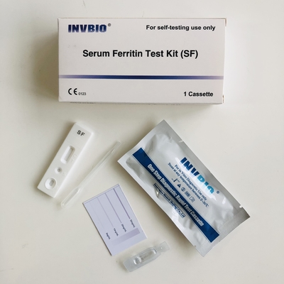 Prova difficile Kit Serum Ferritin Levels Rapid di anemia di auto del Ce di Invbio a casa