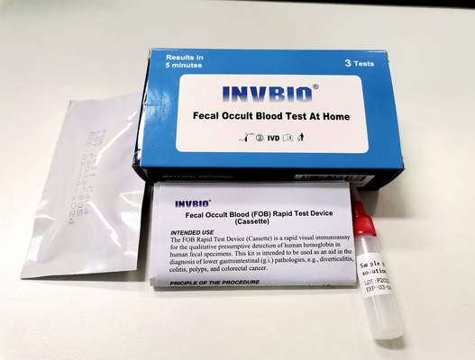 Analisi del sangue occulta fecale della rapida 4.0mm di alta precisione Kit Home Testing