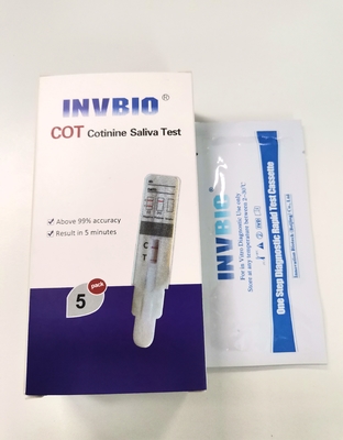 Prova orale Kit Nicotine/Cotinine/tabacco della saliva 20ng/ml del singolo pannello a casa