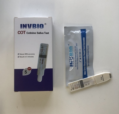 Prova di selezione fluida orale della prova rapida della saliva della CULLA di Cotinine con accuratezza di 99%