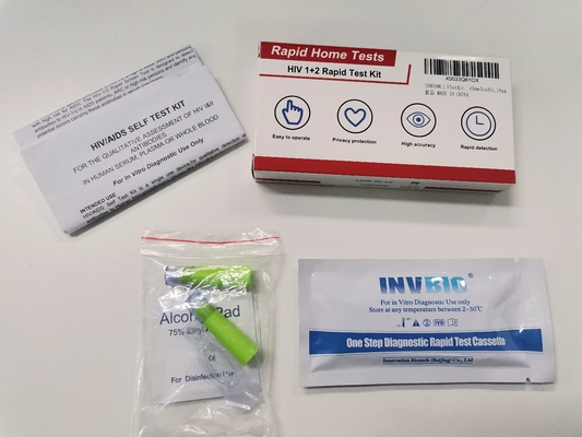 HIV 1+2 AIDS di HIV rapidi dei corredi della prova del Hiv del sangue che provano CE approvato