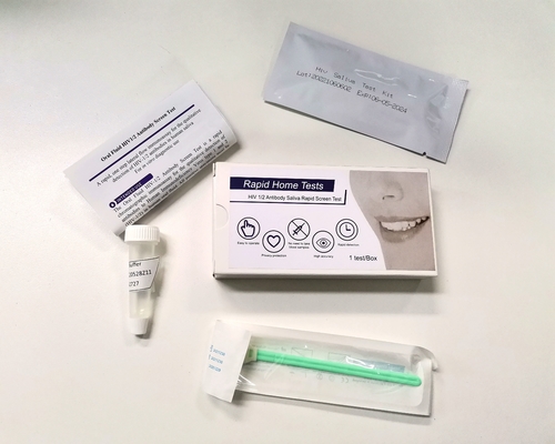 HIV-1 &amp; un distributore commerciale rapido di 2 del tampone orale del Hiv corredi della prova stato necessario per l'AIDS