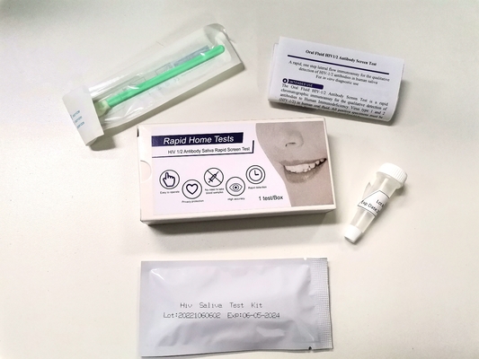 Il flusso verticale rapido aiuta una prova Kit At Home di HIV-1 2 di punto