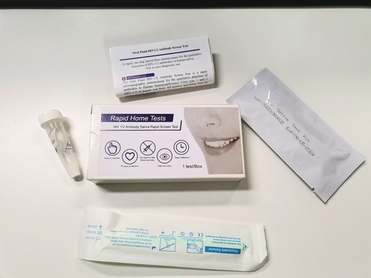 Un auto rapido dei corredi della prova del Hiv di approvazione del Fsc di punto usa velocemente il risultato con la saliva