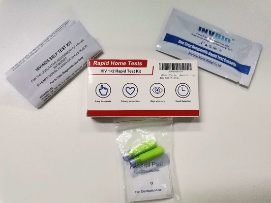 autoverifica domestica di uso del Hiv dell'intero sangue 25pcs dei corredi rapidi diagnostici della prova