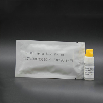 24 mesi Troponina Test Kits One Step Ck-Mb Cardiac Marker Detection Qualitative