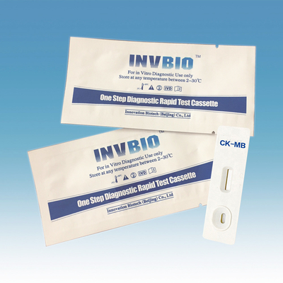 24 mesi Troponina Test Kits One Step Ck-Mb Cardiac Marker Detection Qualitative