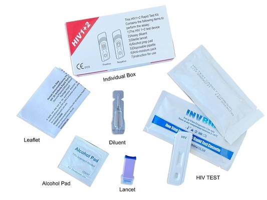 La puntura rapida del dito determina l'analisi del sangue rapida del Hiv di Std Kit Ce Iso Certificate