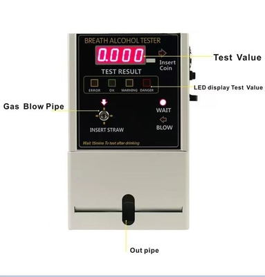 Il Ce a gettoni del tester dell'alcool del respiro di alta precisione At319 ha approvato