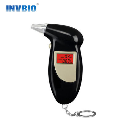 Catena chiave del Breathalyzer dell'alcool di Digital Bactrack del volante della polizia con l'accumulatore alcalino