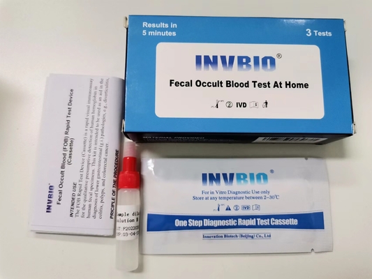 Un'analisi del sangue occulta fecale diagnostica rapida di punto Kit Home Use