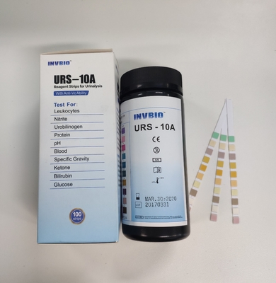 Prove rapide normali dell'asta misura-livello di analisi delle urine del FSC per i leucociti della proteina del glucosio pH di peso specifico
