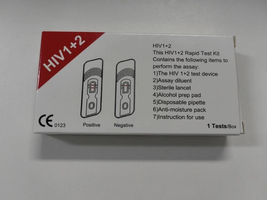 Una HIV-1 di punto e rilevazione autodiagnostici di Kit Convenient Whole Blood Quick di 2 prove