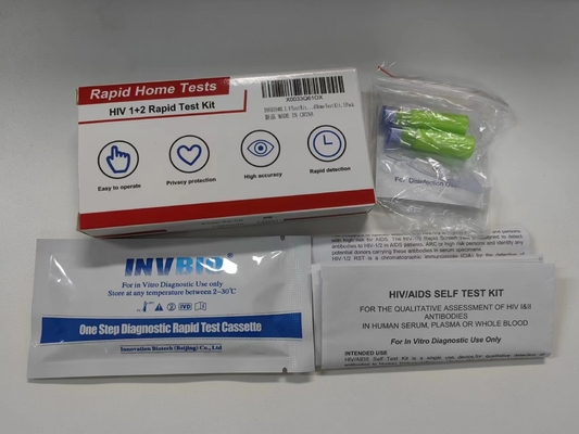 Una HIV-1 di punto e rilevazione autodiagnostici di Kit Convenient Whole Blood Quick di 2 prove