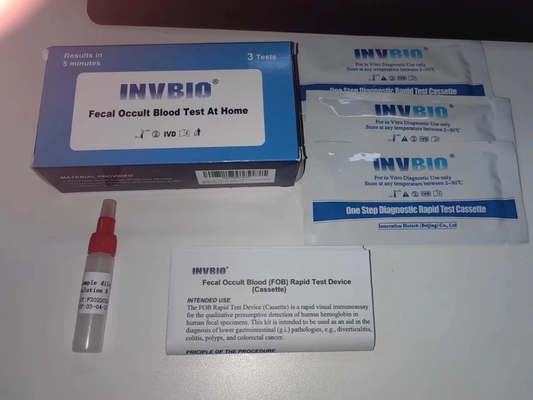 Kit di test Fobt da 1 pz / Test dei marcatori tumorali per verificare la presenza di sangue nascosto nelle feci