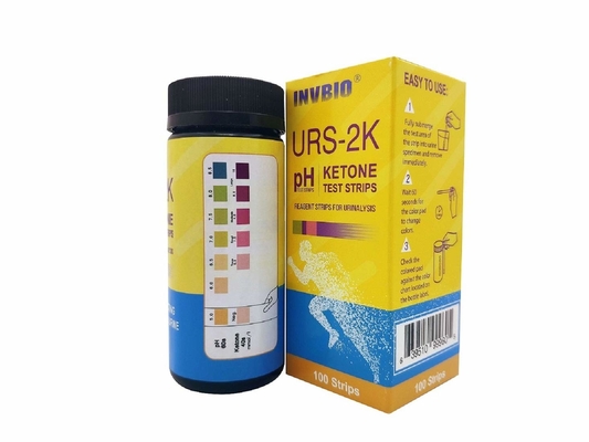 La prova di analisi delle urine il cheto pH in un Ce Fsc della FDA della striscia dell'urina ha approvato