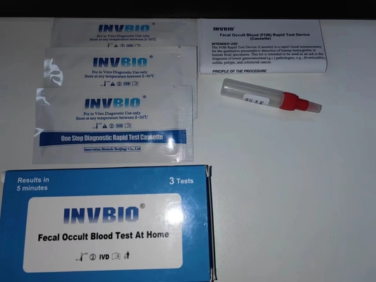Analisi del sangue occulta fecale di punto diagnostico rapido 1pcs uno Kit Home Use Quick Detection