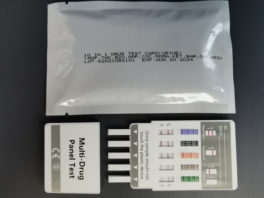 HIGH Accuracy Doa abuso di droghe Test Kit Pannello 10 Multi Drugs Screen Urina a casa