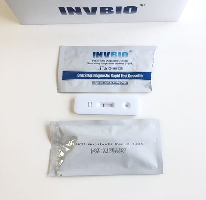 L'anticorpo Hep della prova rapida C della saliva di Invbio livella la cassetta della selezione di Hcv