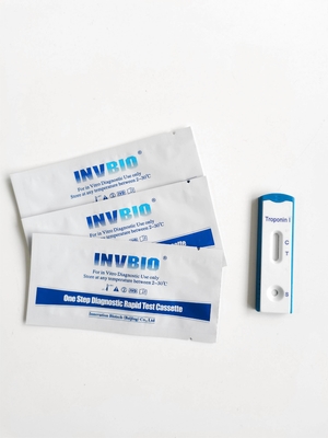 1.0ng/Ml prova rapida Kit Device Serum della troponina I/antigene del plasma