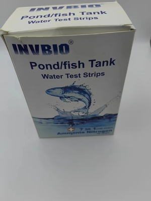 Kit per il test della qualità dell'acqua dell'acquario del laghetto dell'acquario 7 in 1 strisce 100/confezione