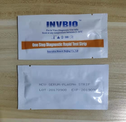 Hep C Antibody Hcv Test Strip Diagnosi di screening dell'epatite C 100 test / scatola