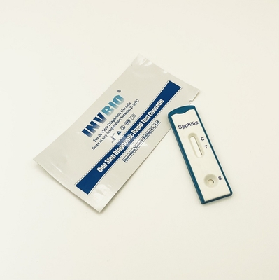 Un certificato domestico del Ce di uso della cassetta rapida della prova di gonorrea di sifilide di punto