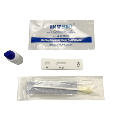 Una prova Kit Self Use Fast Result di Hcv di approvazione del Ce di punto con saliva