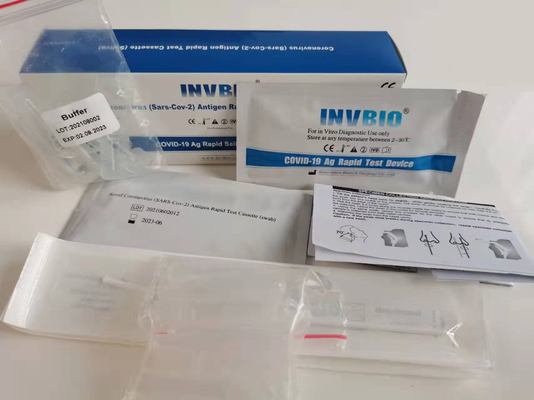 Sono stati approvati kit di test COVID a domicilio gratuiti di 15 minuti ad alta precisione.