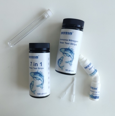 Alta precisione Invbio Acquario Test Acqua Strips Ammonio nitrati Pesce Tanch Test piombo