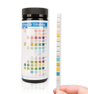 14 in 1 bastoncini per l'analisi delle urine, strisce di prova facili da usare a casa e in laboratorio.