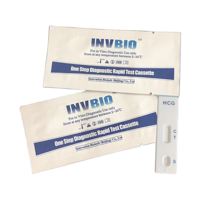 IVD medico Hcg una carta del test di gravidanza di punto